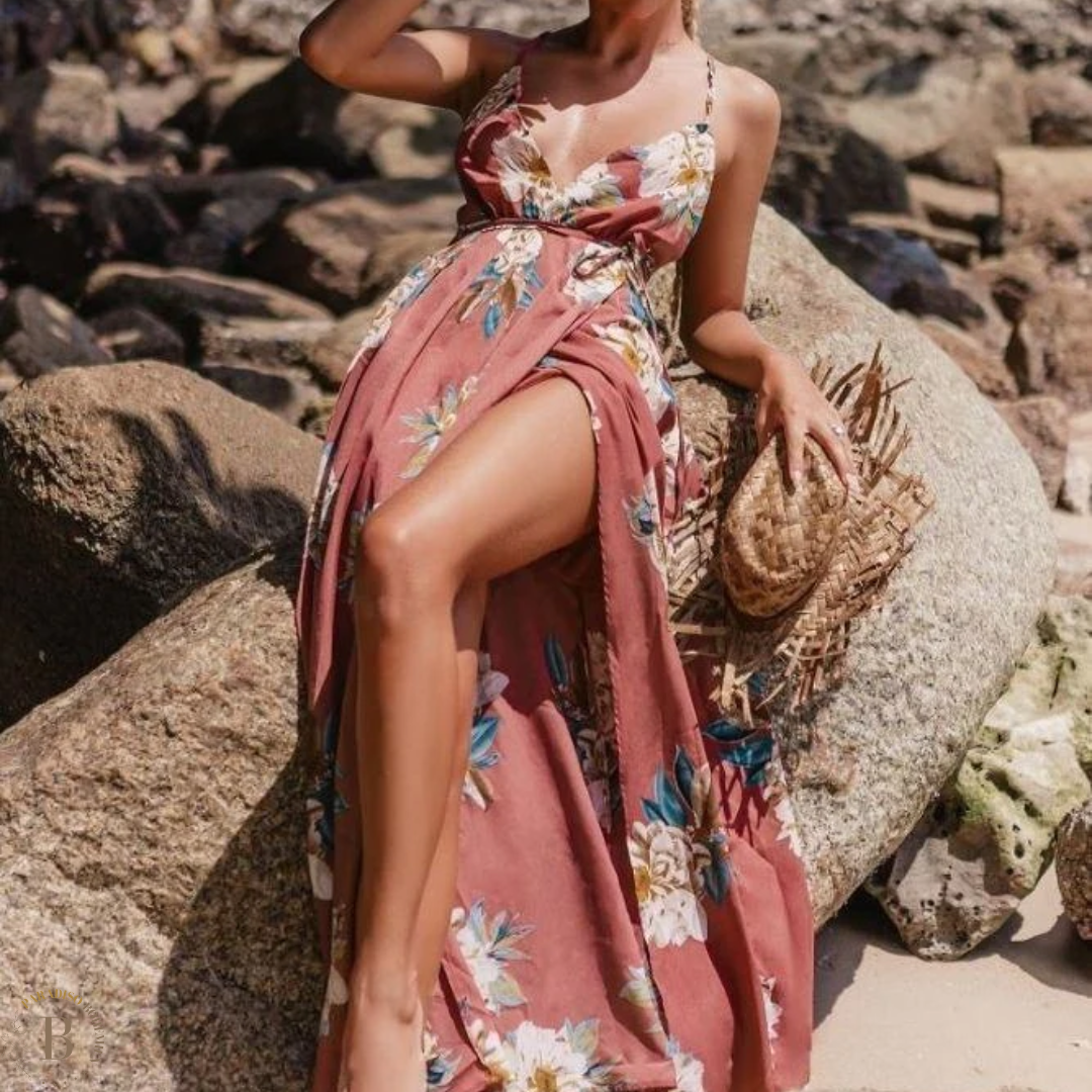 Abito Boho con Schiena Nuda Estate  | Paradiso Bohemien