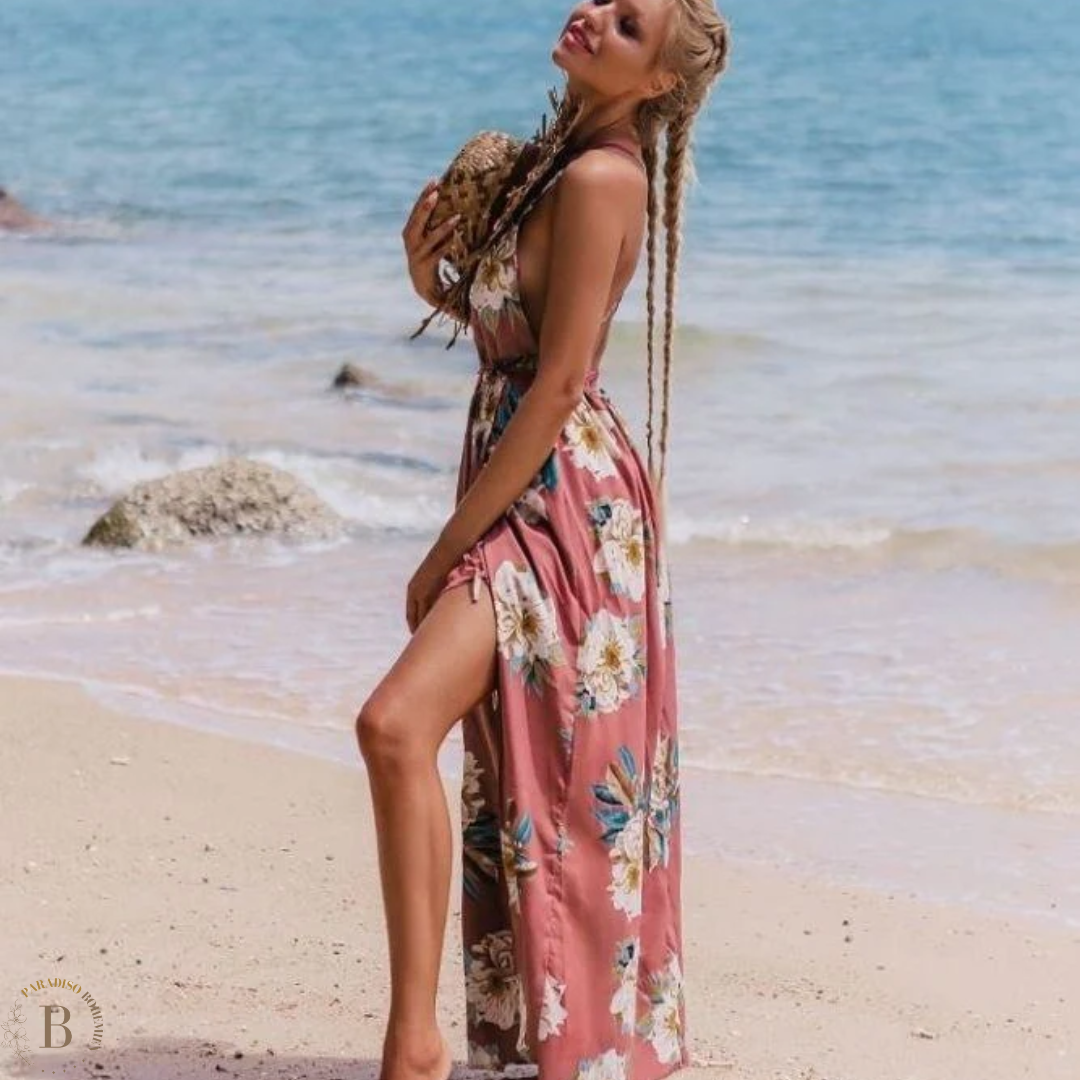 Abito Boho con Schiena Nuda | Paradiso Bohemien