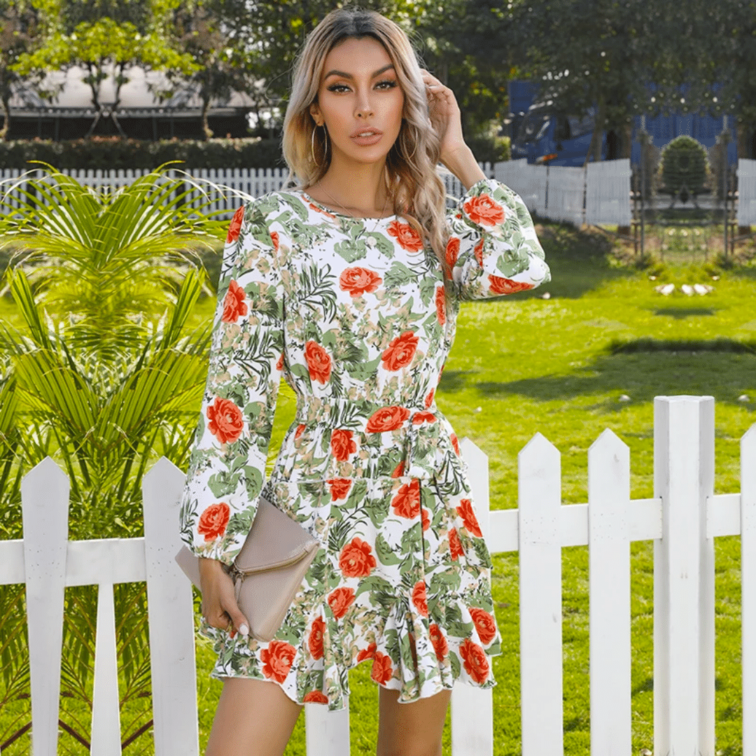 Abito Boho a Fiori | Paradiso Bohemien