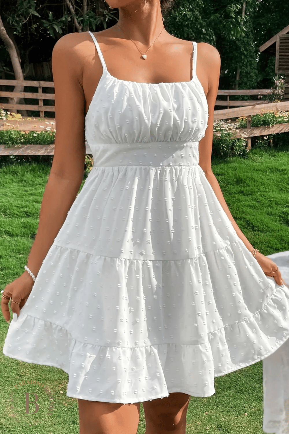 Abito Bianco Corto Bohémien | Paradiso Bohemien