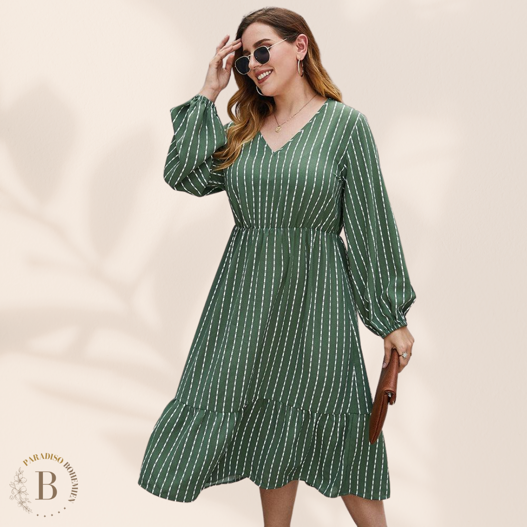 Abito Elegante Lungo Donna Taglie Forti | Paradiso Bohemien
