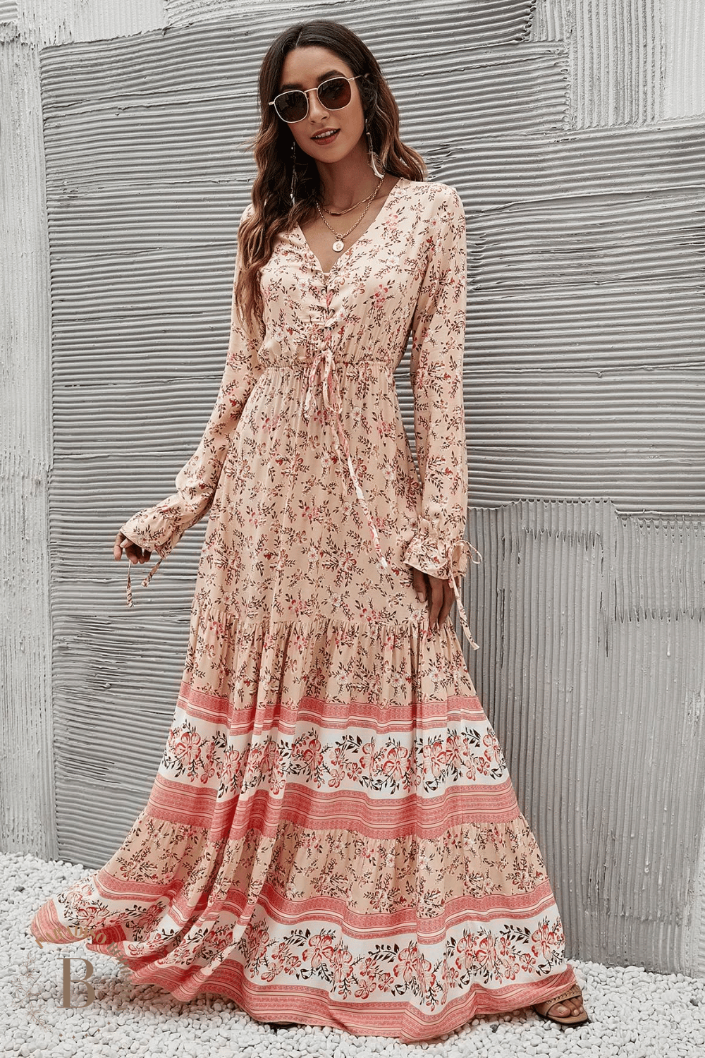 Vestito Floreale Lungo Boho Chic | Paradiso Bohemien