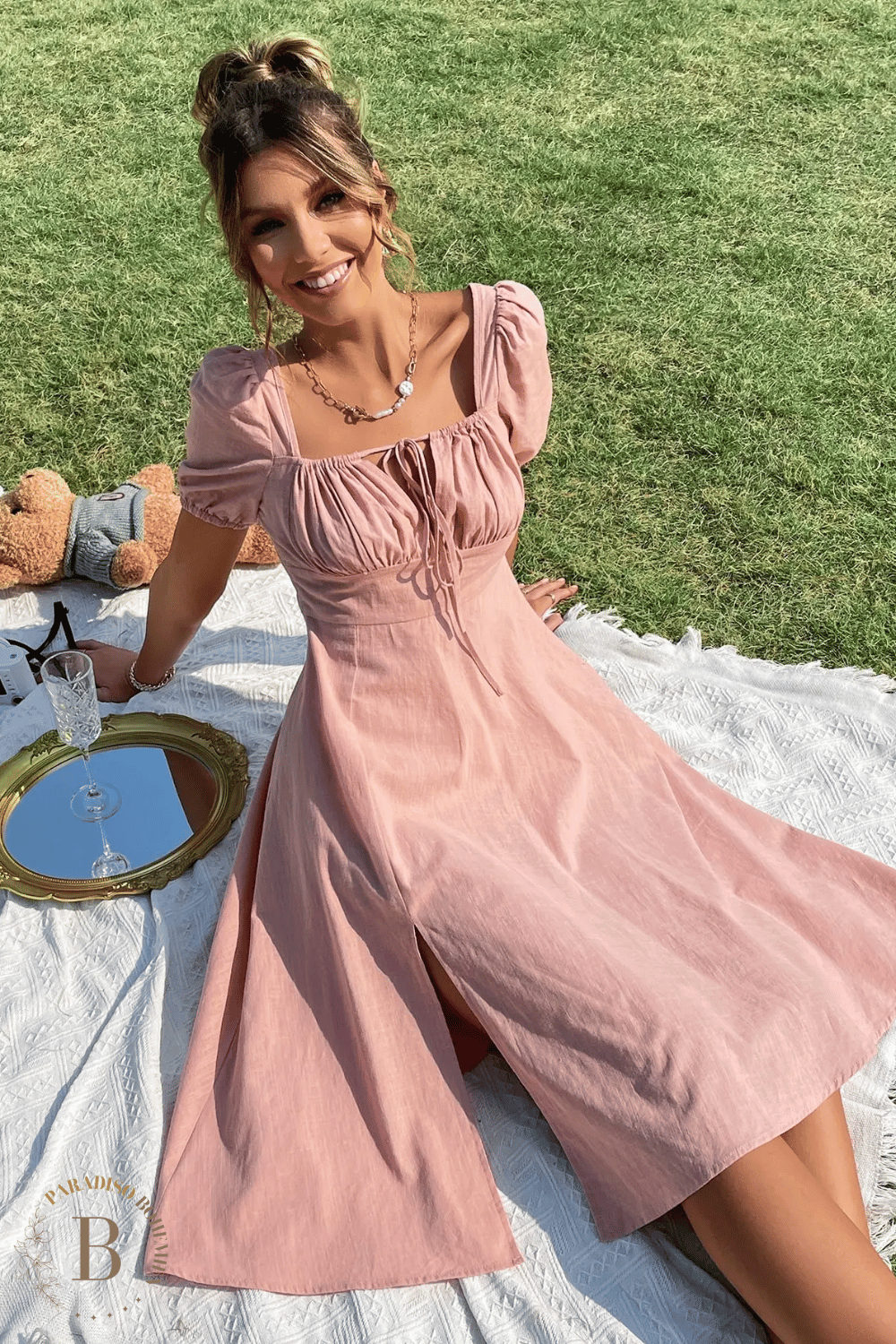 Vestito Rosa da Donna | Paradiso Bohemien