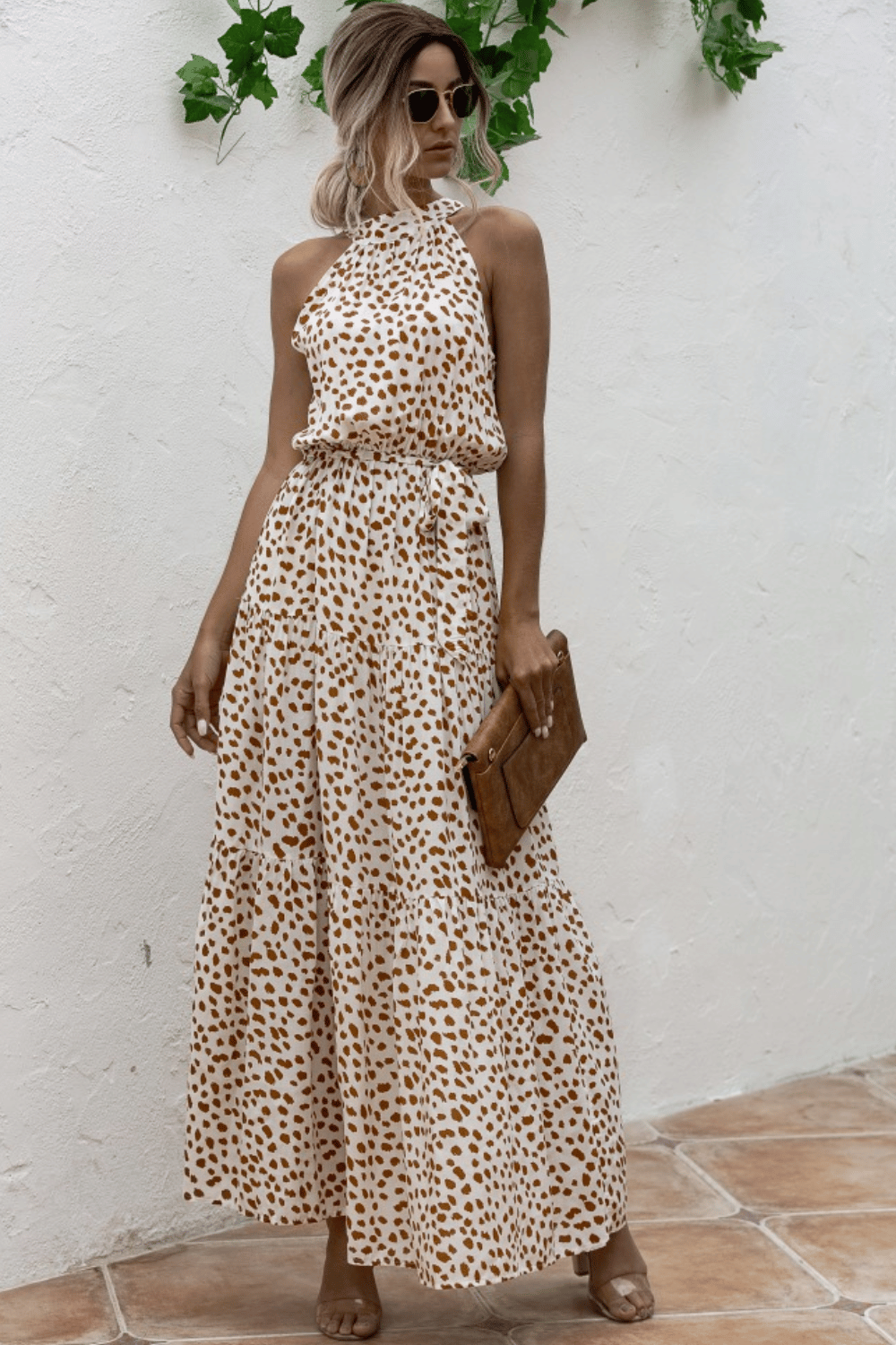 Abito Lungo Beige Boho Chic | Paradiso Bohemien