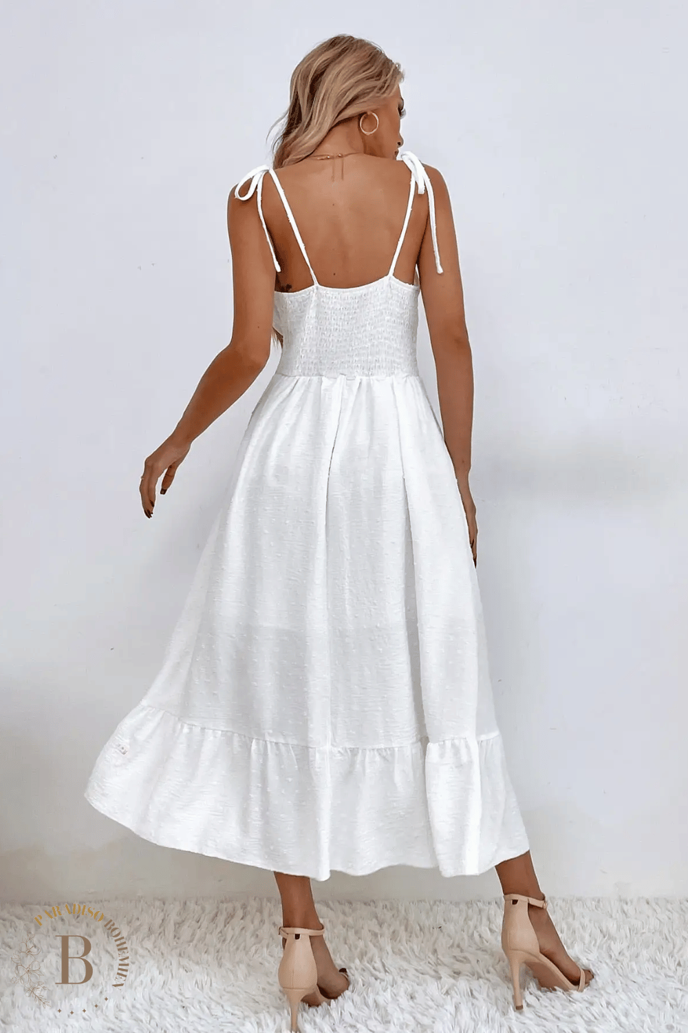 Abito Bianco Lungo da Donna | Paradiso Bohemien