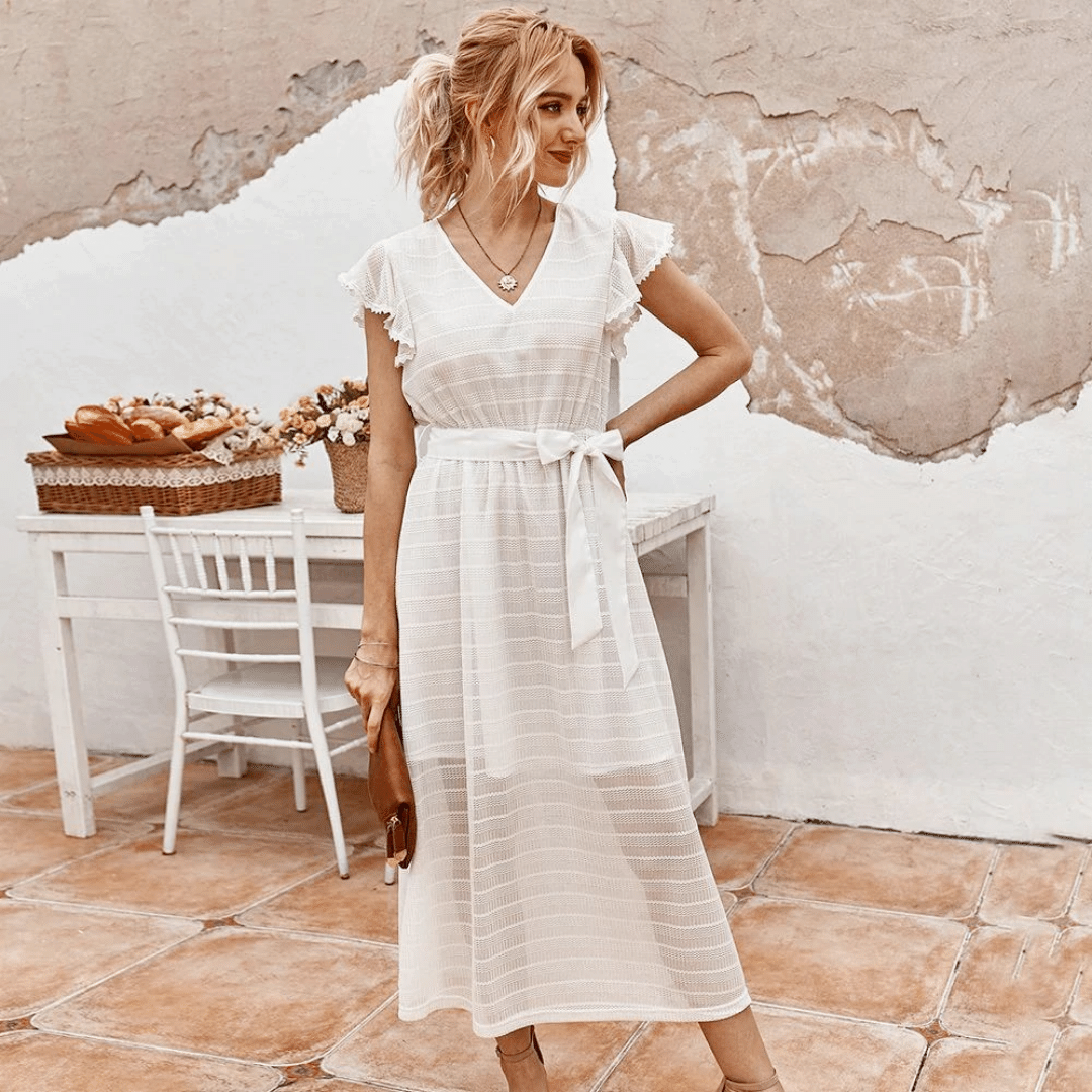 Abito bianco sales estivo lungo