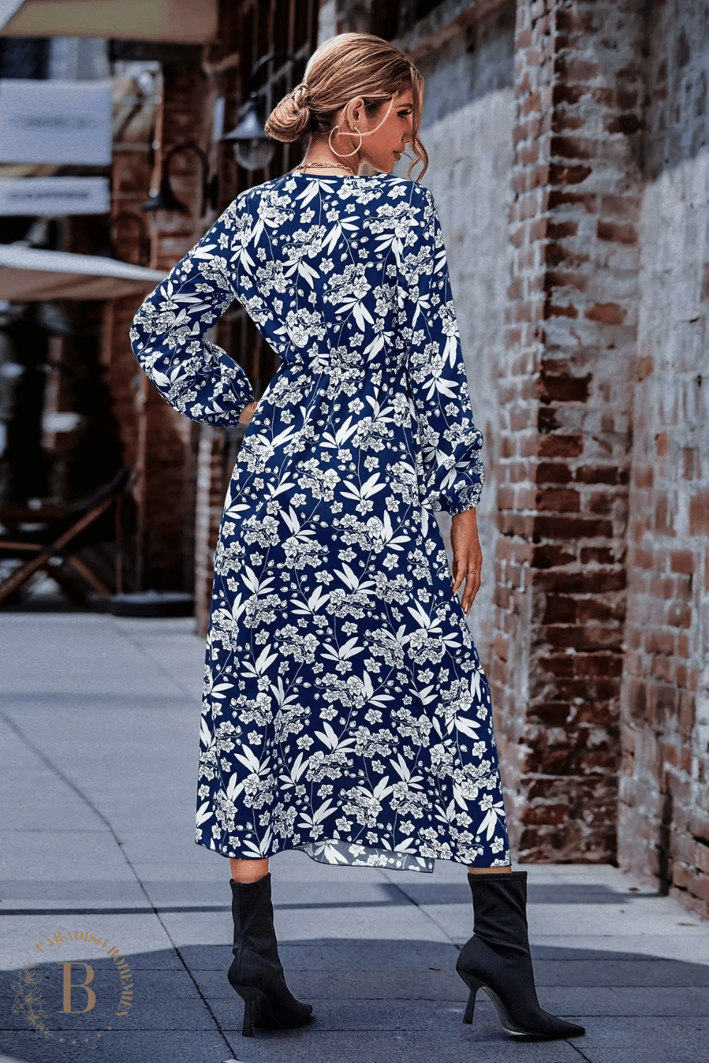 Abito Estivo Blu e Bianco | Paradiso Bohemien