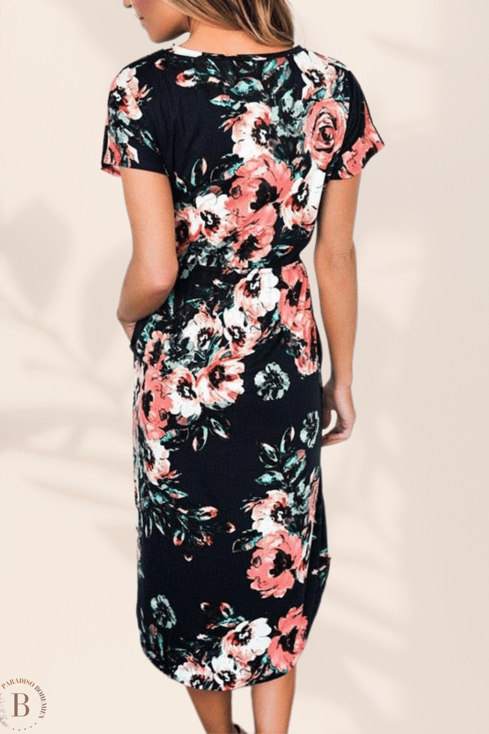 Abito Lungo Colore Nero Taglie Forti | Paradiso Bohemien