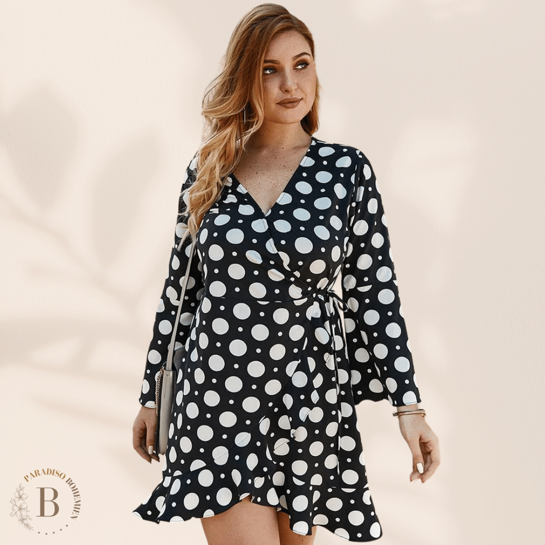 Abito a Pois Taglie Forti | Paradiso Bohemien