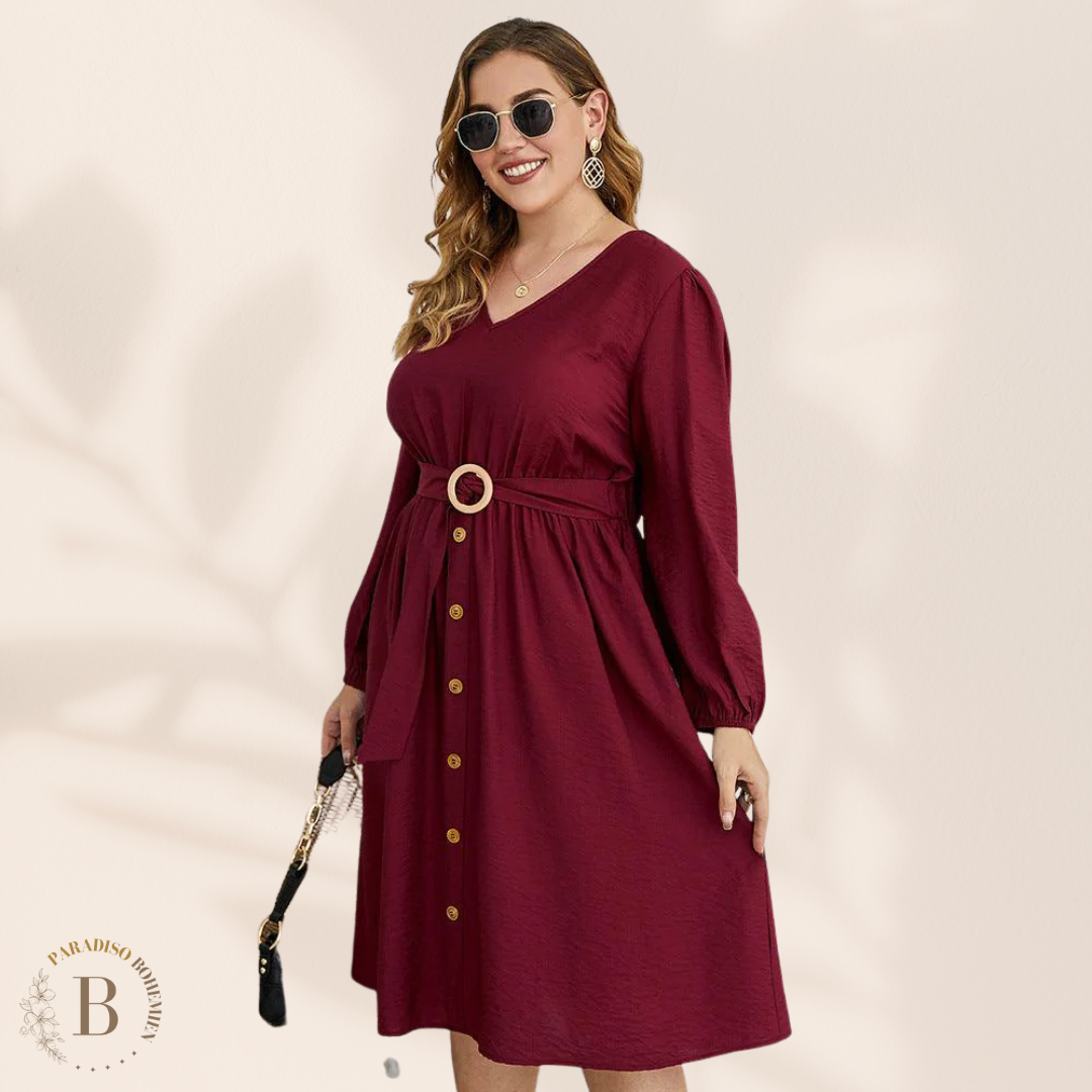 Vestito Rosso Taglie Forti | Paradiso Bohemien