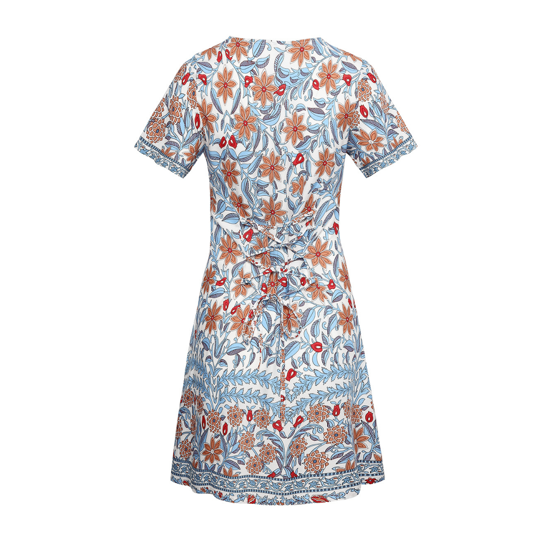 Abito Tunica Corto estivo in stile Hippie Chic