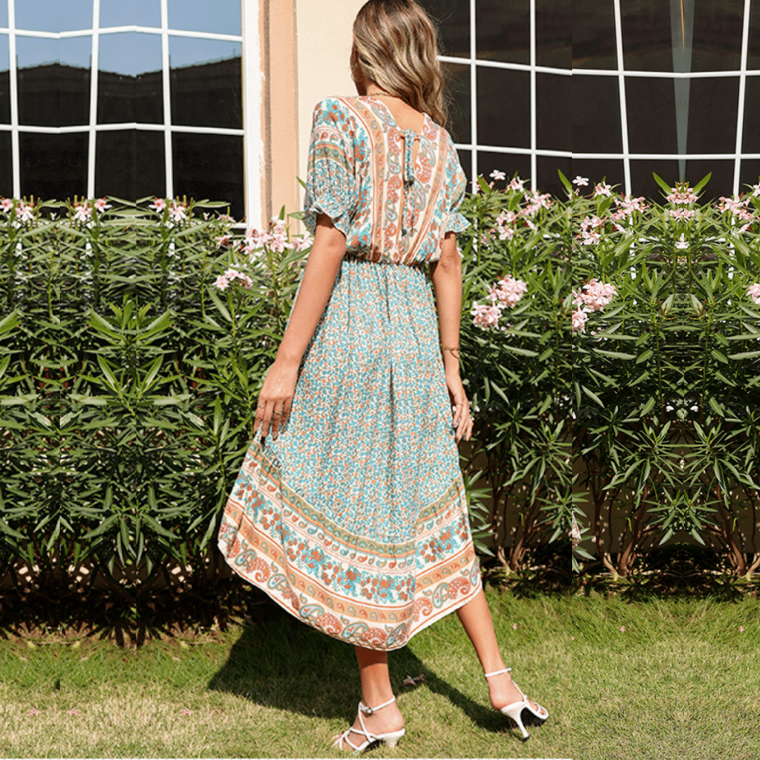 Abito Lungo Dietro e Corto Davanti Boho | Paradiso Bohemien