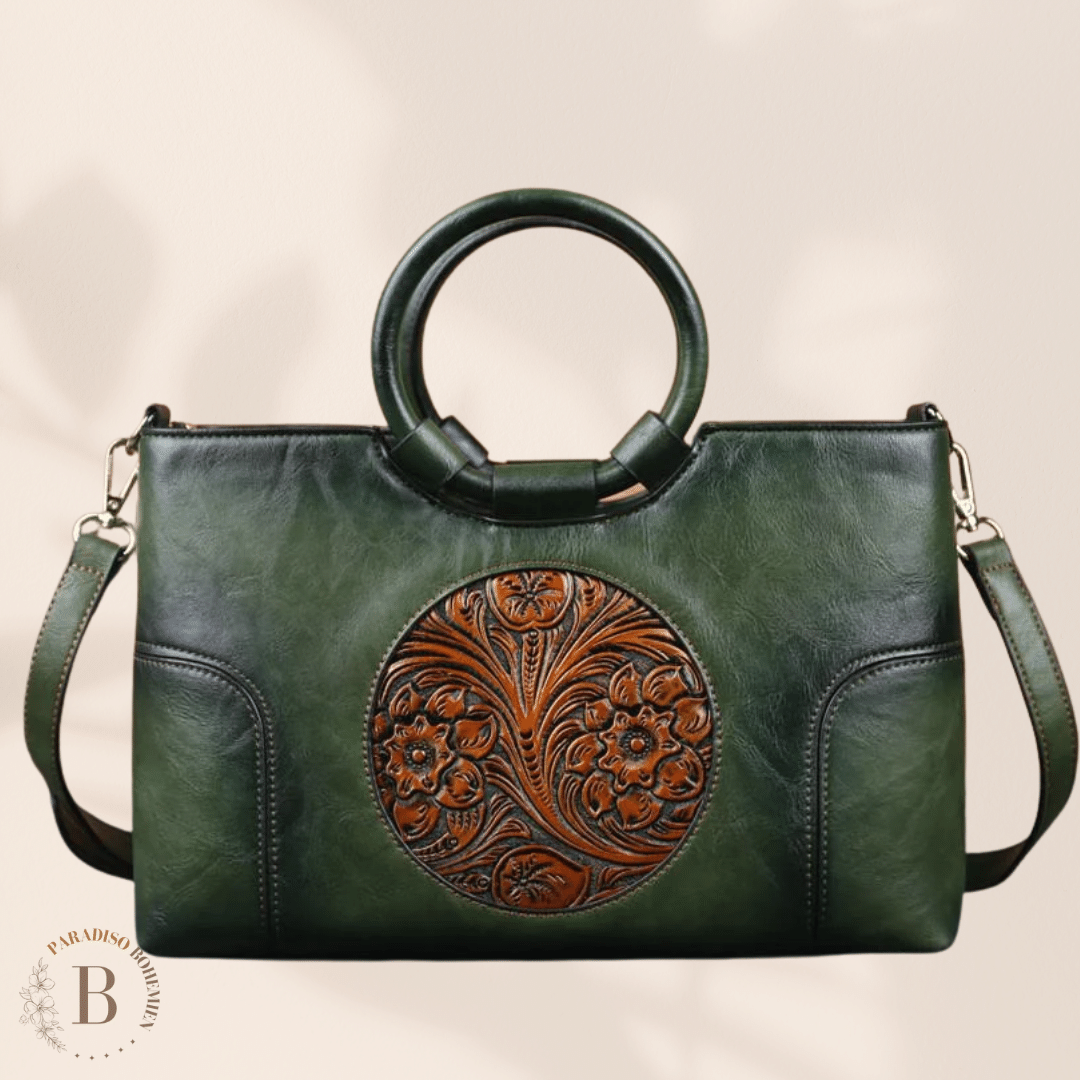 Borsa Vintage Verde | Paradiso Bohemien