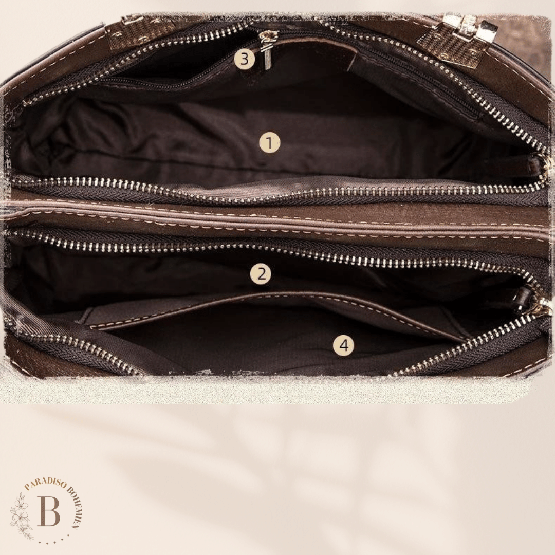 Borsa in Pelle Vintage donna | Paradiso Bohemien