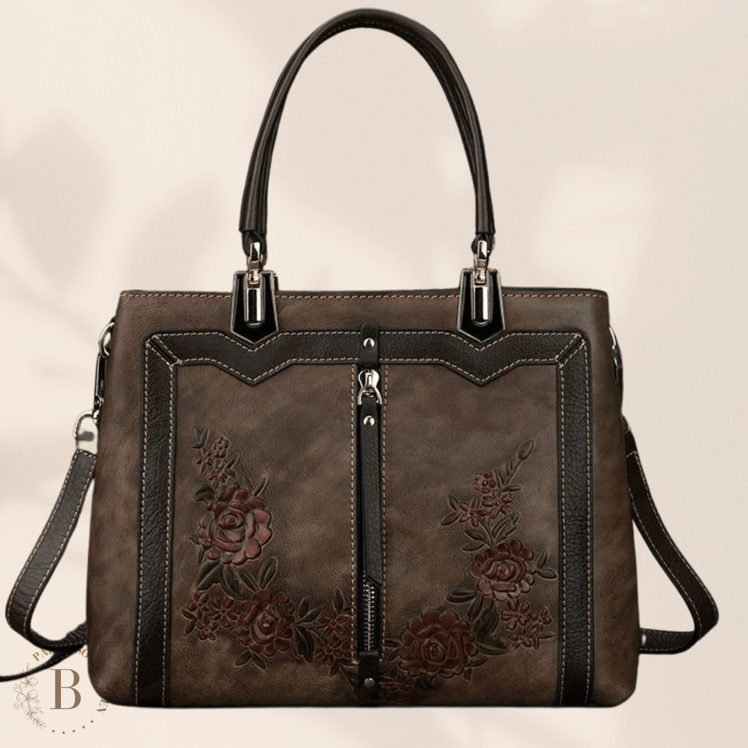 Borsa in Pelle Vintage Marrone | Paradiso Bohemien