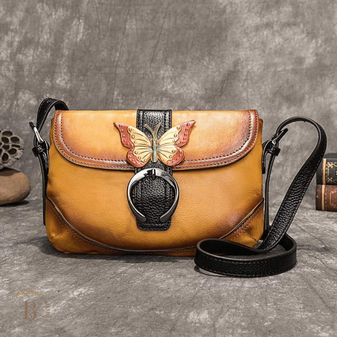 Borsa Vintage Donna Giallo | Paradiso Bohemien