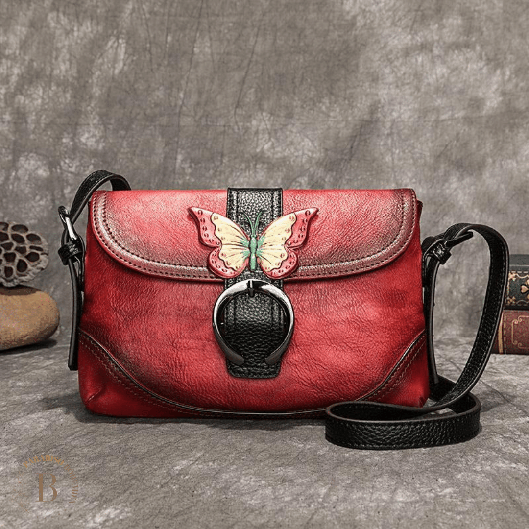 Borsa Vintage Donna Rosso | Paradiso Bohemien