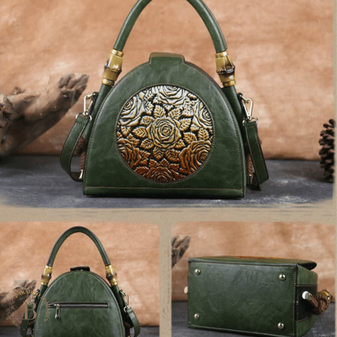 Borsa Vintage Verde | Paradiso Bohemien