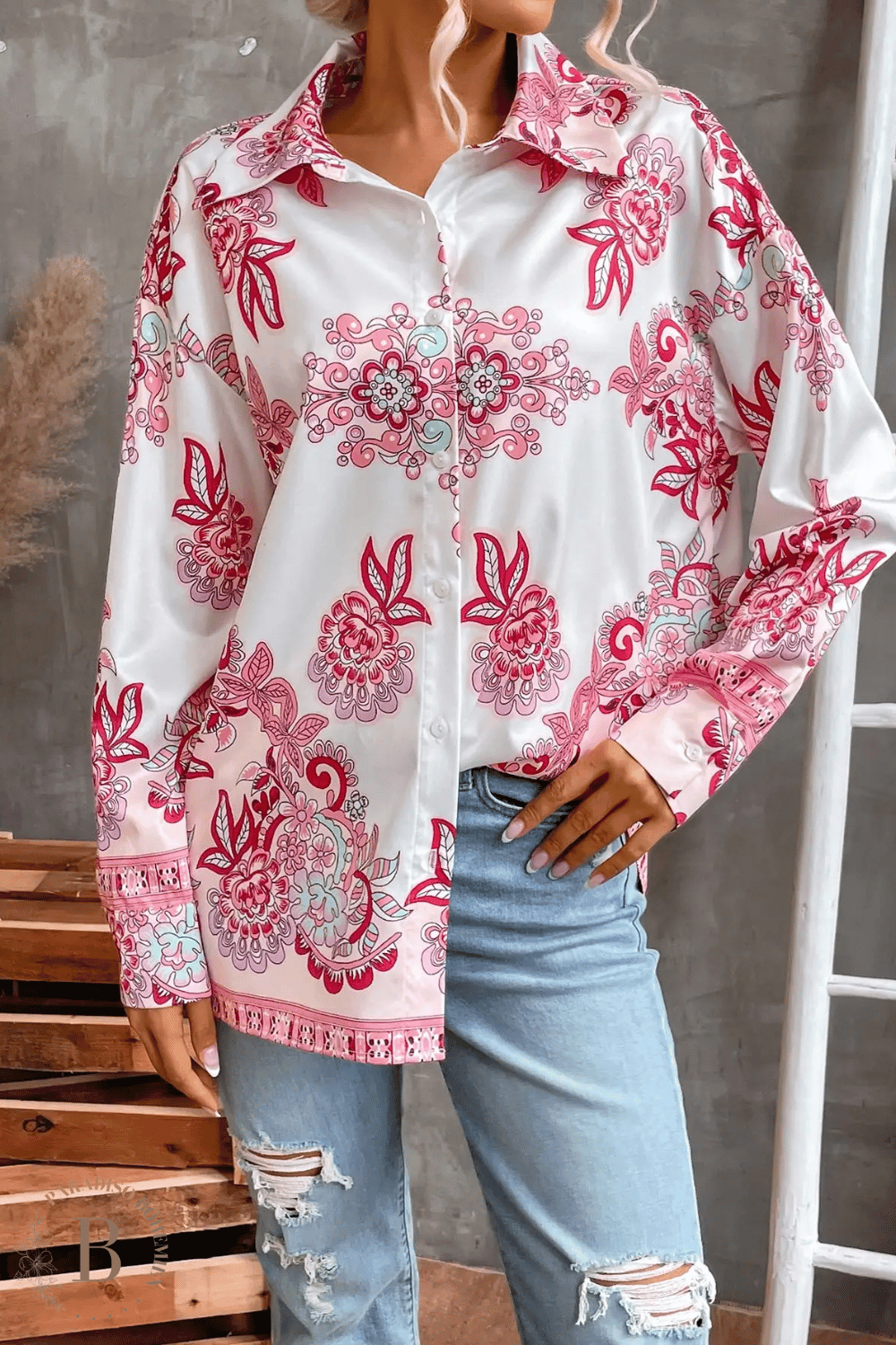 Camicia Fiorata per Donna Bohemien | Paradiso Boho