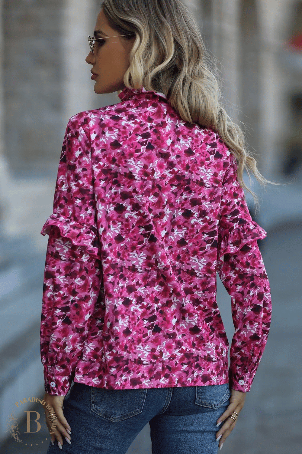 Camicia Rosa Elegante da Donna | Paradiso Bohemien