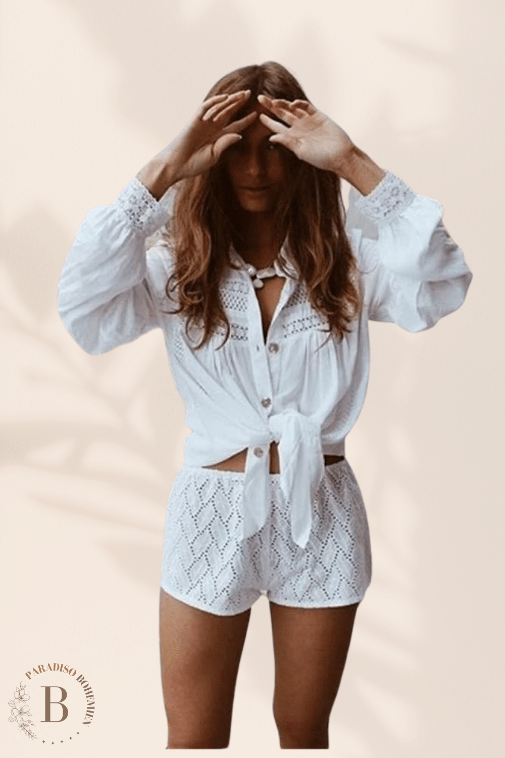 Camicia Bianca Lunga da Donna | Paradiso Bohemien