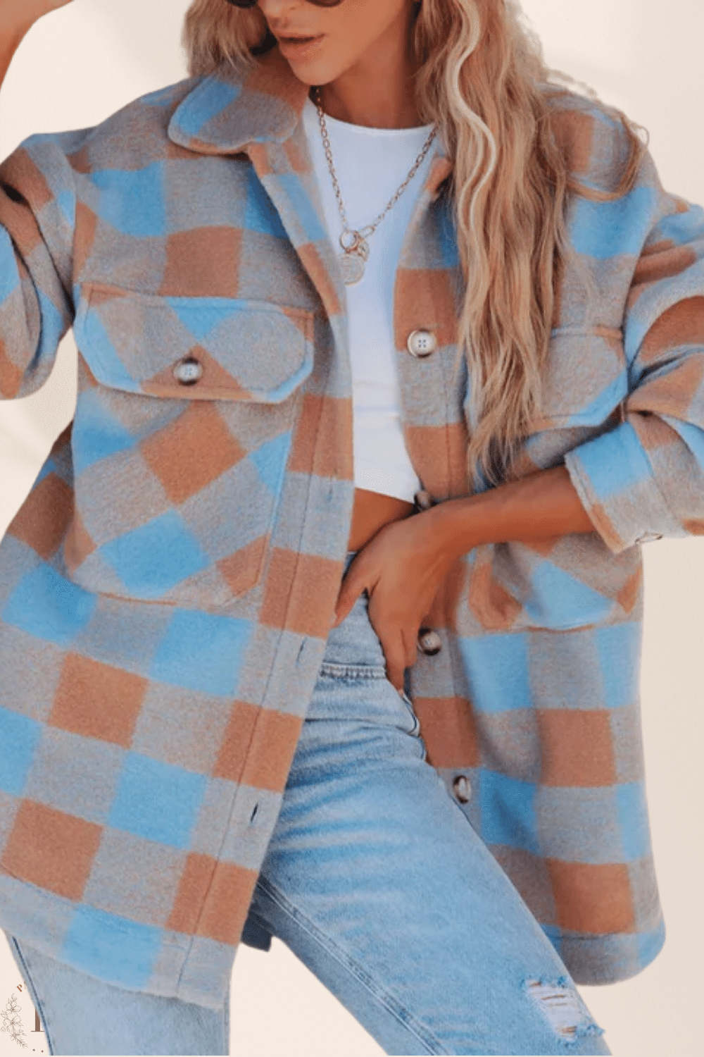 Camicia Giacca a Quadri con Tasche | Paradiso Bohemien