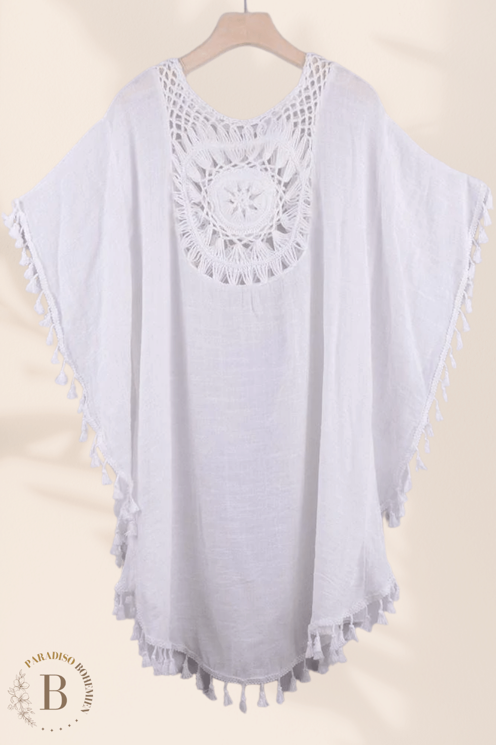 Camicia Larga Donna Bianco | Paradiso Bohemien