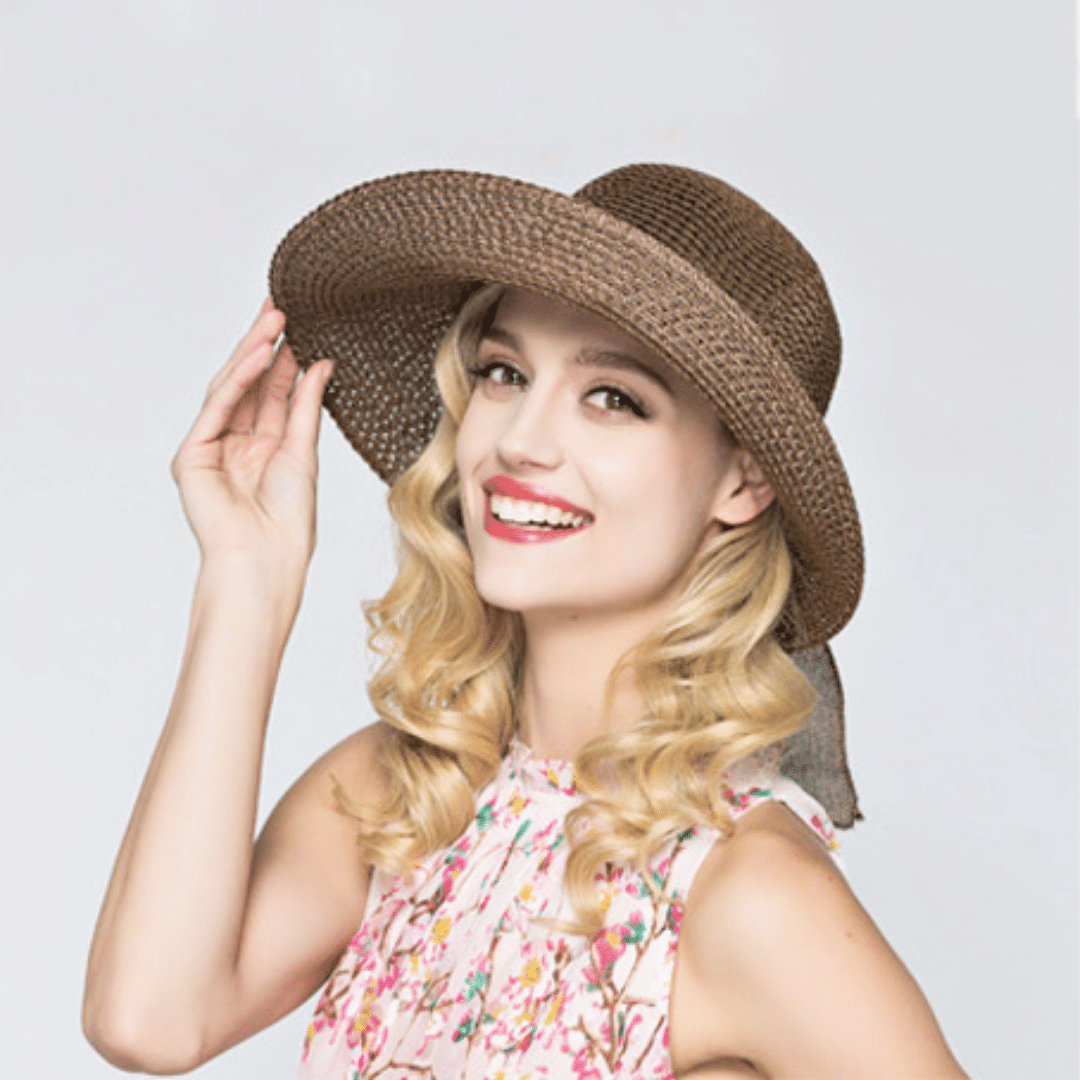 Cappello Boho Chic Marrone da Donna