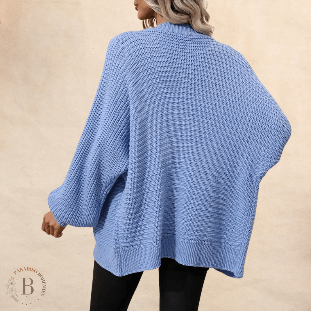 Cardigan Azzurro Polvere stile Boho | Paradiso Bohemien