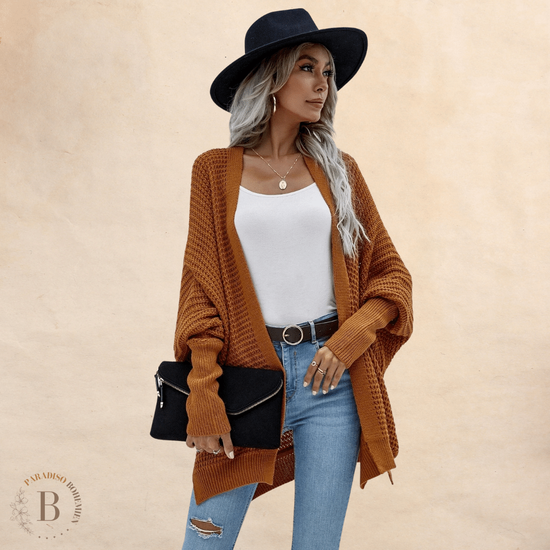 Cardigan da Donna Cammello Boho | Paradiso Bohemien