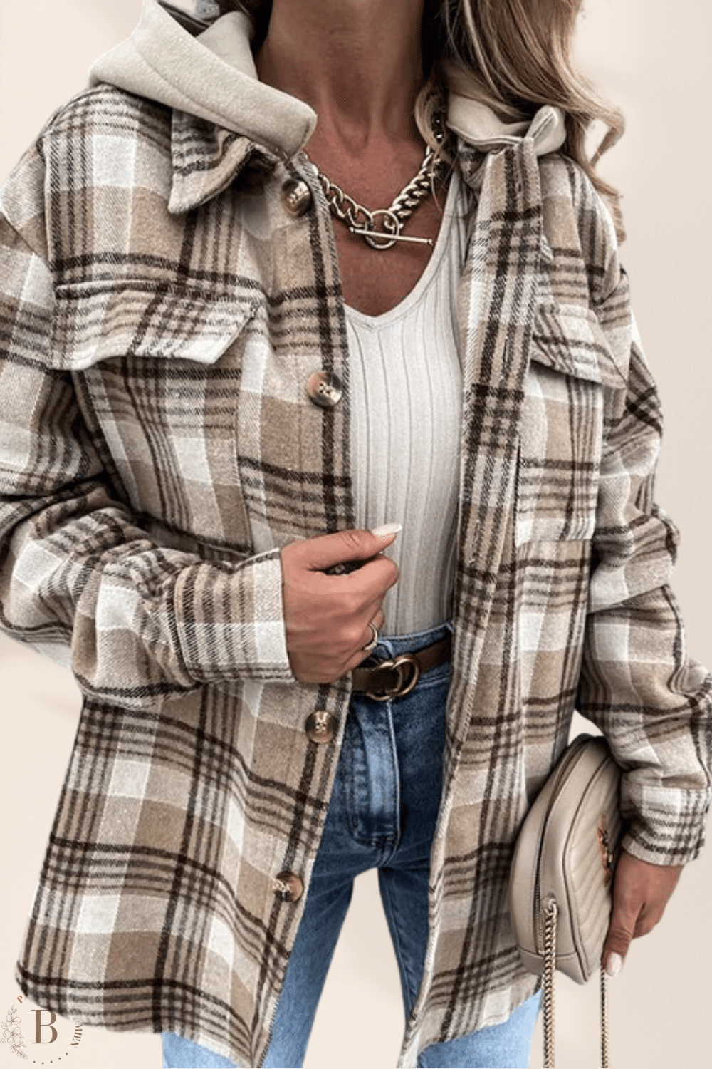 Giacca Lunga con Cappuccio con Tasche | Paradiso Bohemien