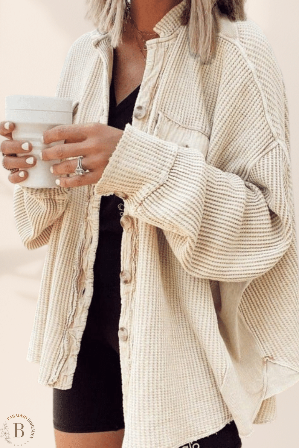 Giacca Lunga Donna Elegante Autunno | Paradiso Bohemien