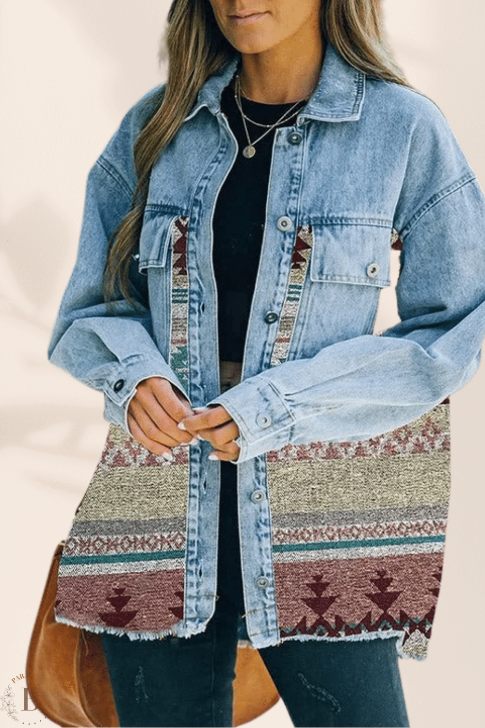 Giacca Lunga Jeans Boho | Paradiso Bohemien