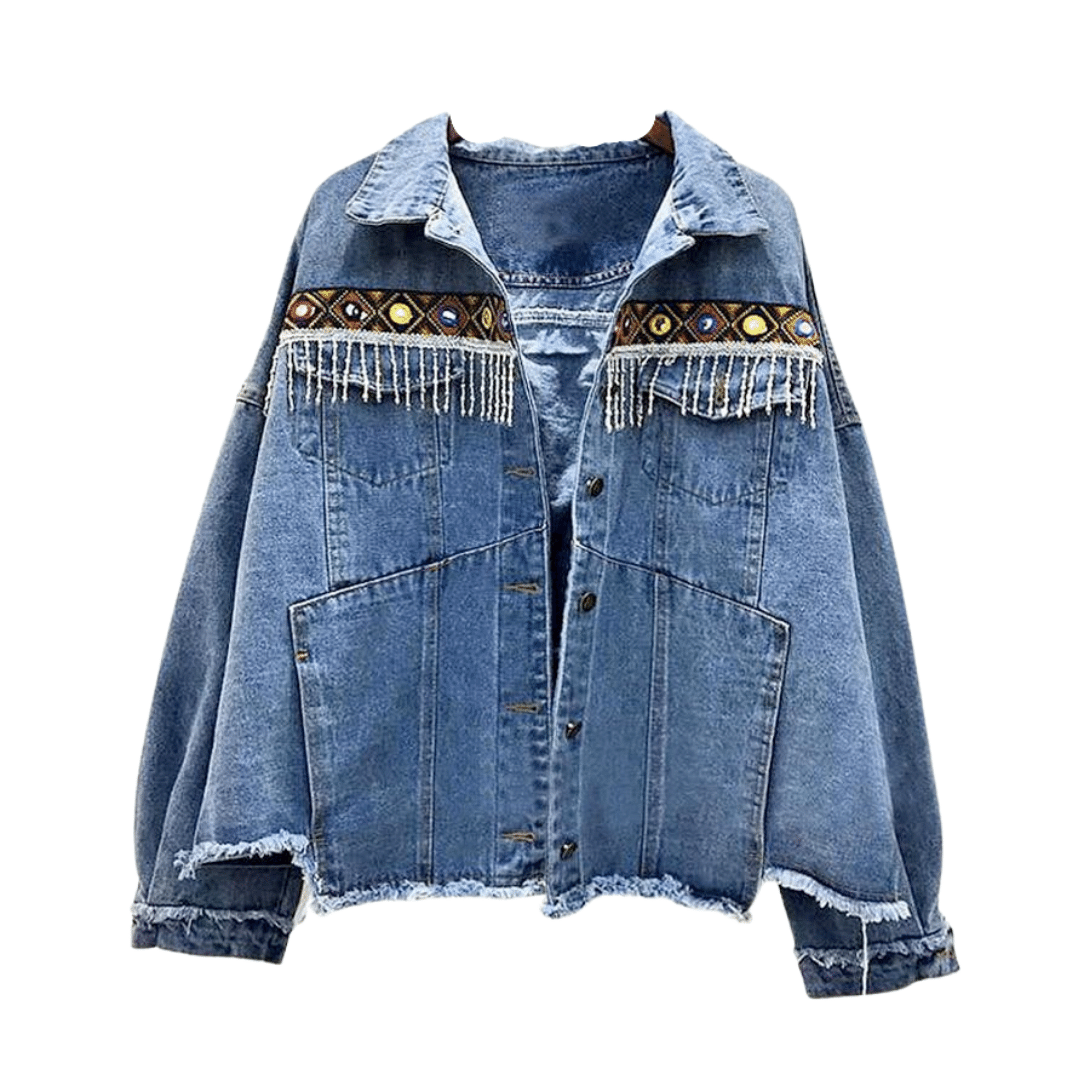 Giacca di Jeans Hippie