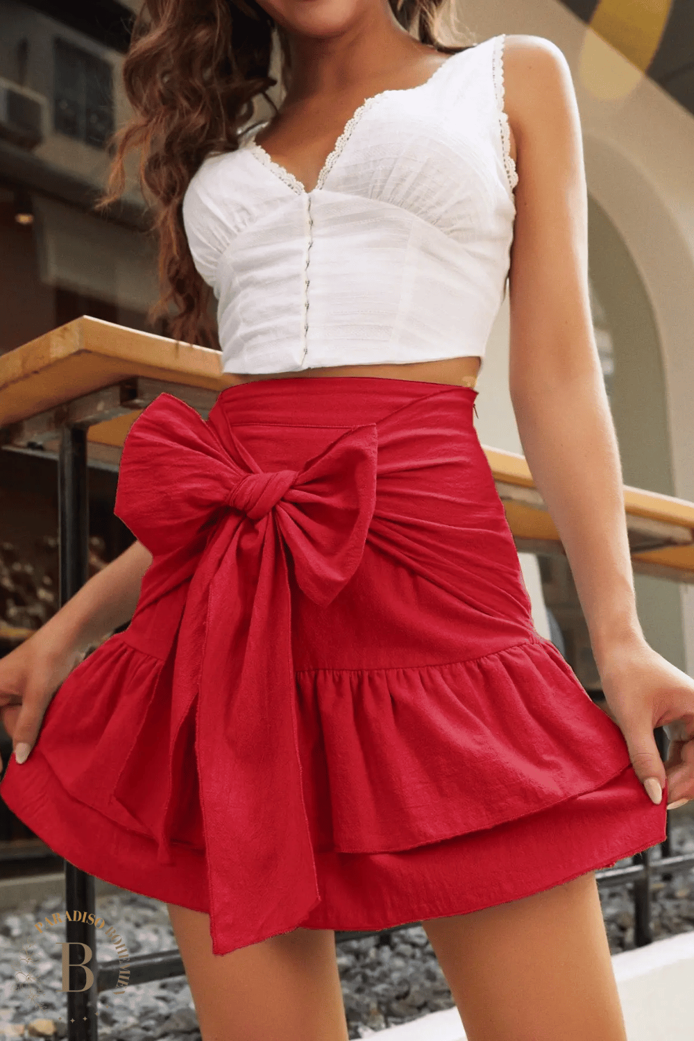 Gonna Corta Bohémien in Cotone | Paradiso Bohemien