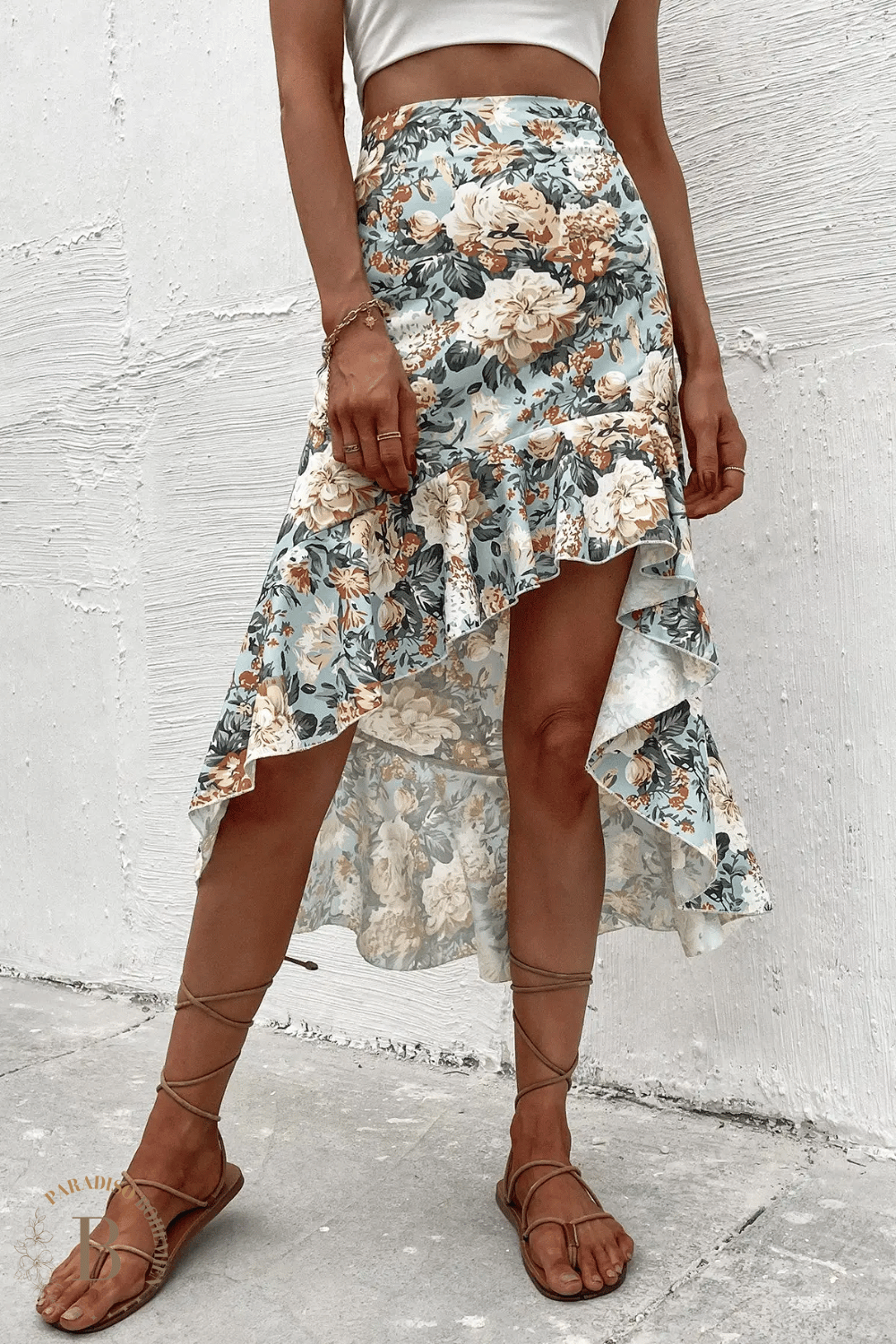 Gonna Corta Davanti e Lunga Dietro stile boho | Paradiso Bohemien