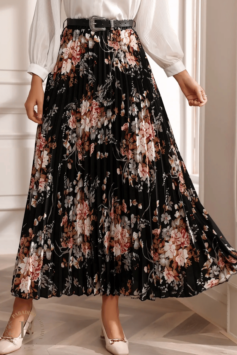 Gonna Lunga a Pieghe Bohémien | Paradiso Bohemien