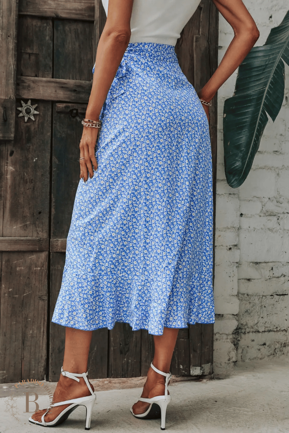 Gonna a Portafoglio Blu Estiva | Paradiso Bohemien