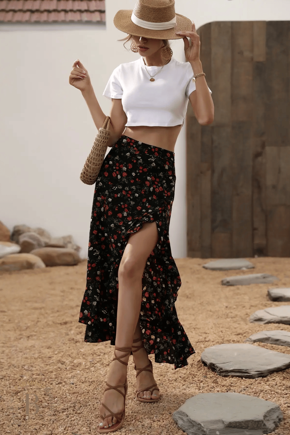 Gonna Nera Lunga Estiva | Paradiso Bohemien