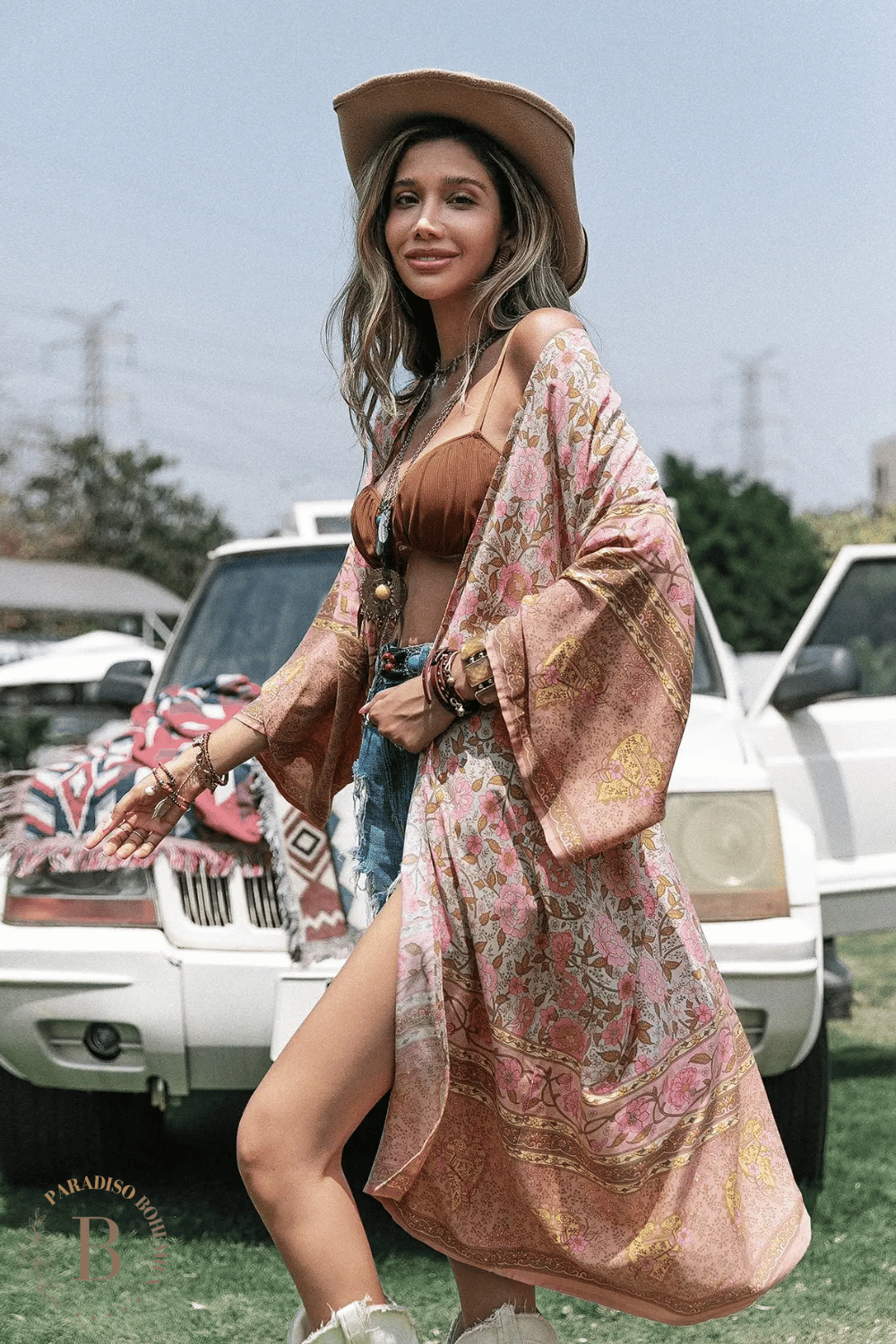 Kimono Vintage da donna estivo | Paradiso Bohemien