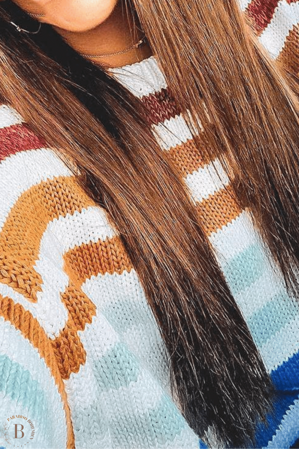 Maglione Colorato Donna Inverno | Paradiso Bohemien