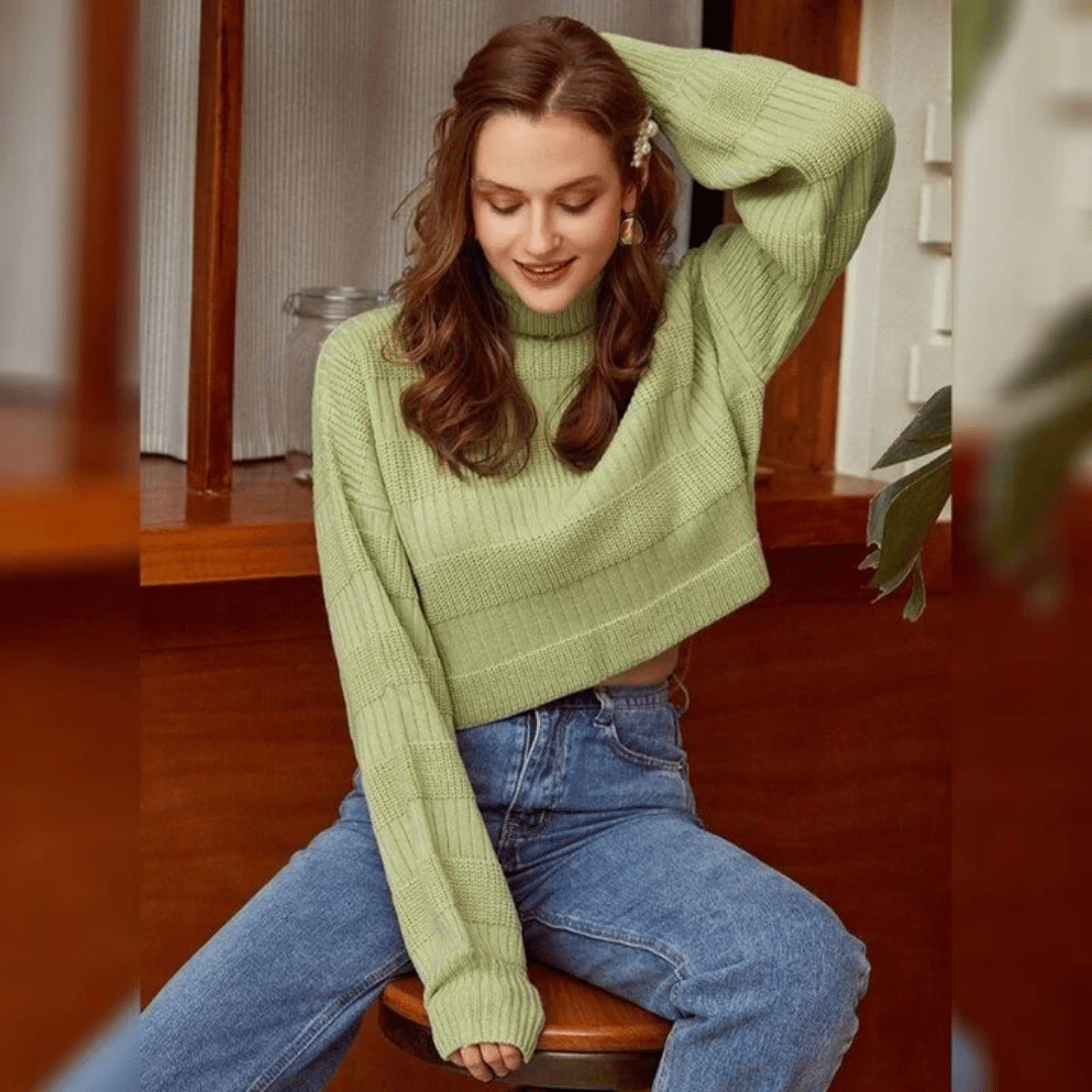 Maglione Corto Con Colleto | Paradiso Bohemien