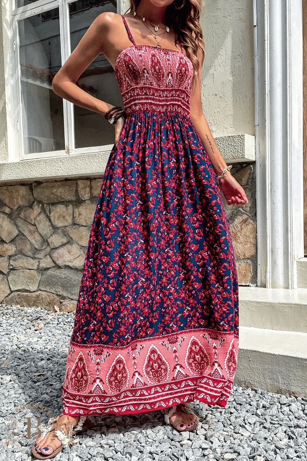 Vestito Boho Lungo Estivo Casual | Paradiso Bohemien