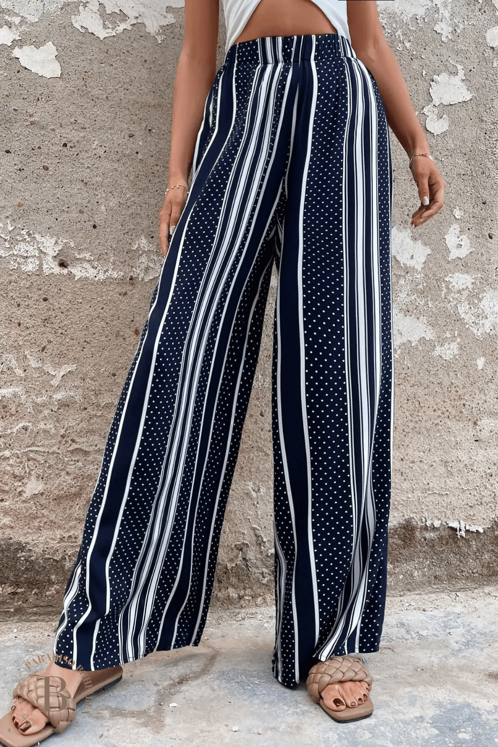 Pantaloni a Righe da Donna | Paradiso Bohemien