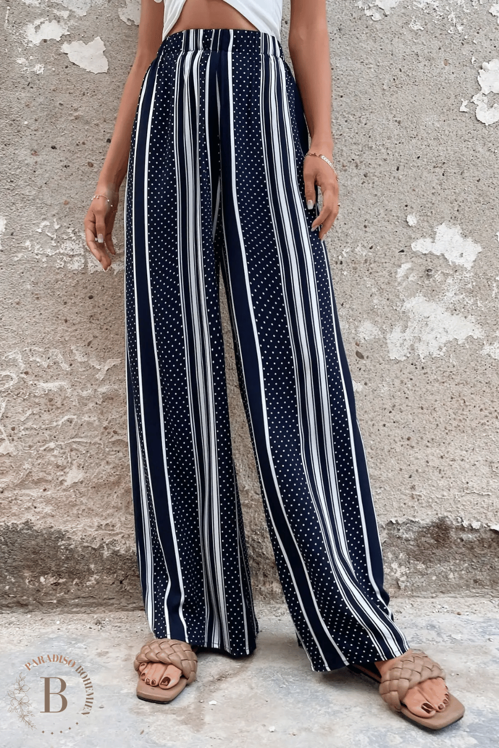 Pantaloni a Righe da Donna | Paradiso Bohemien