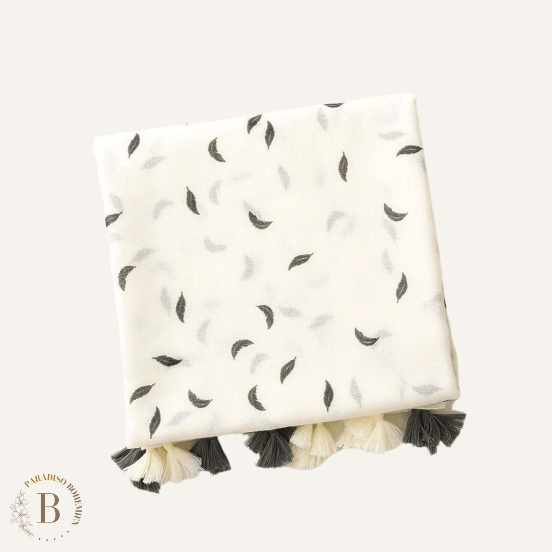 Sciarpa Bianca da Donna Boho | Paradiso Bohemien