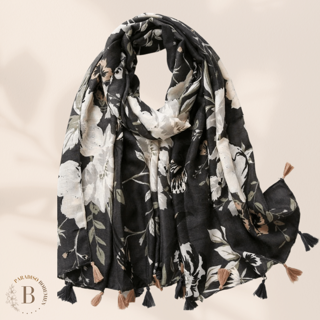 Sciarpa Floreale Boho | Paradiso Bohemien