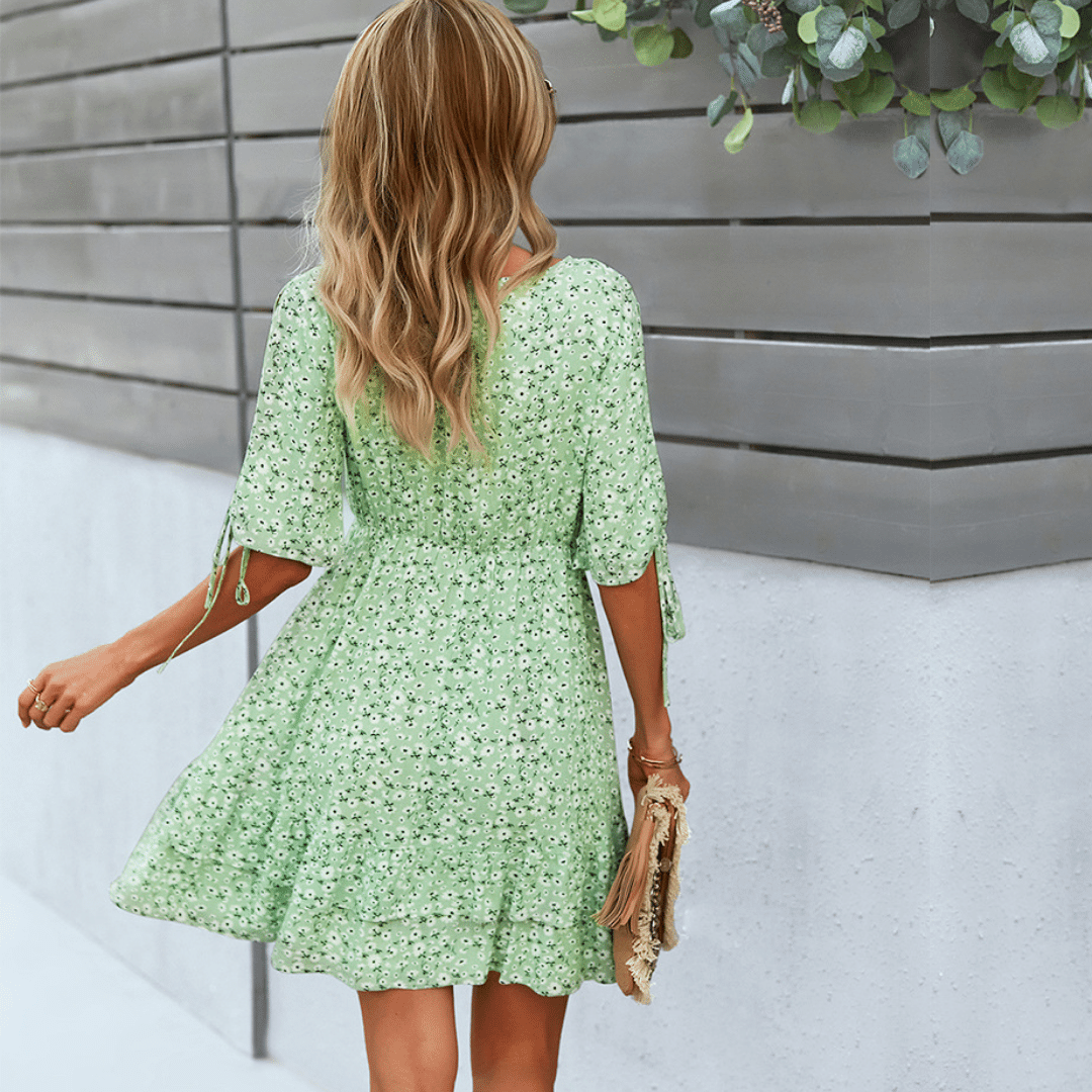 Vestiti Eleganti Corti Verdi Boho Chic | Paradiso Bohemien