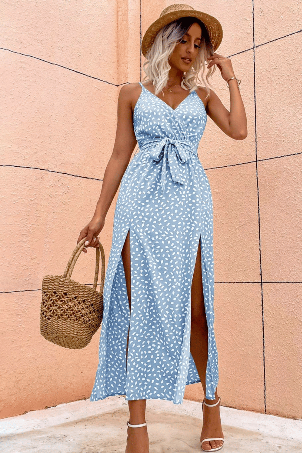 Vestito a Pois Blu | Paradiso Bohemien