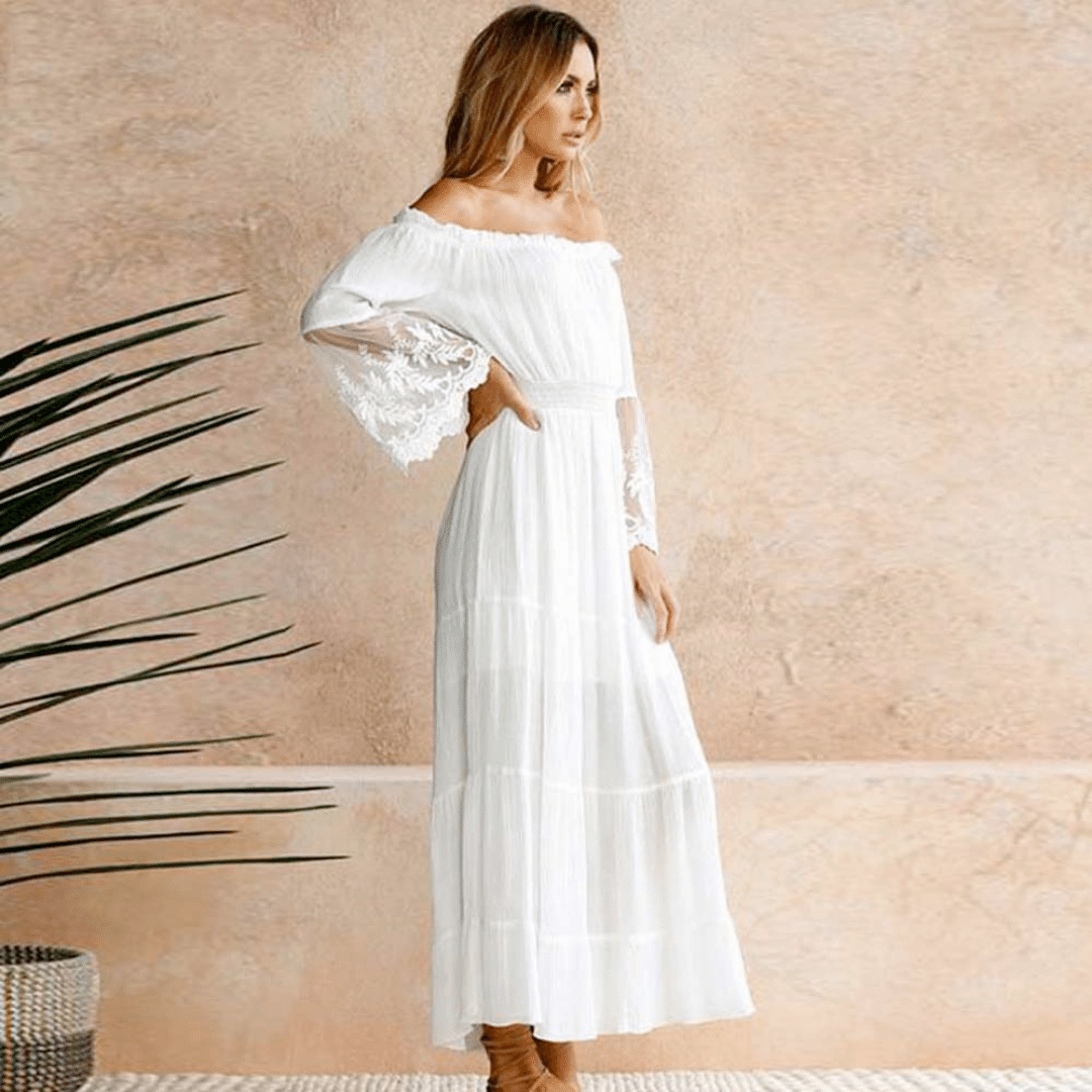 Vestito Bianco Bohémien | Paradiso Bohémien